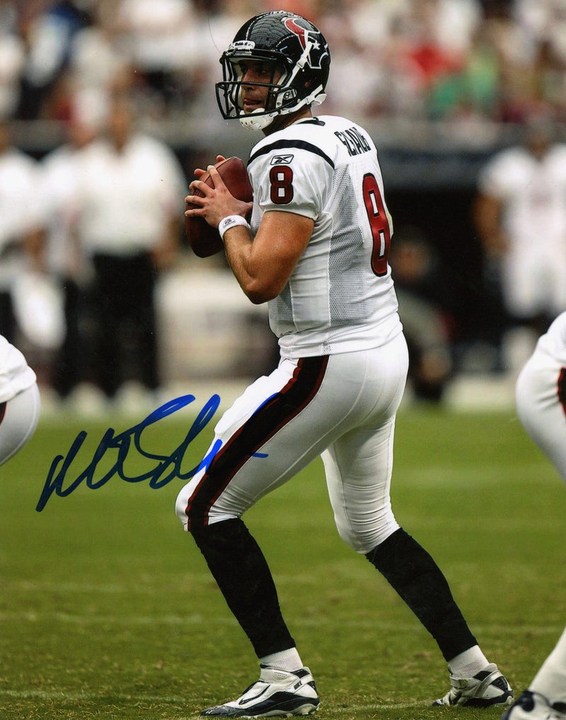Matt Schaub Signed Autographed Houston Texans 8x10 Photo LSCM COA #2