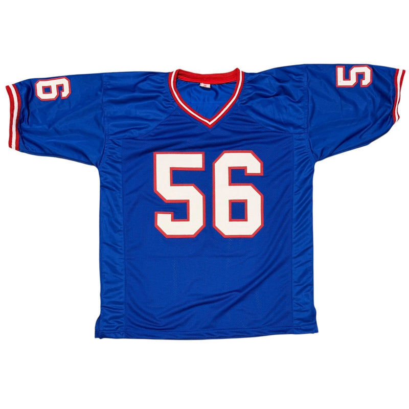 Lawrence Taylor Signed New York Giants Custom Jersey Beckett Witness BAS COA