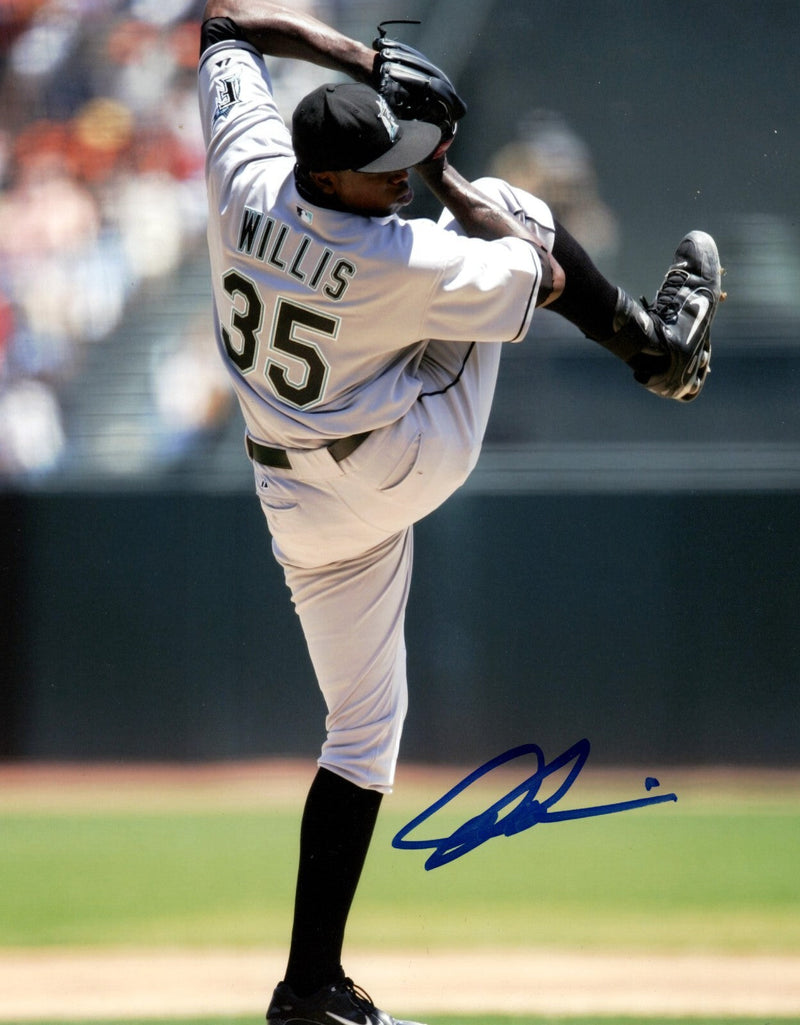Dontrelle Willis Signed Auto Autographed Florida Marlins 8x10 Photo LSCM COA