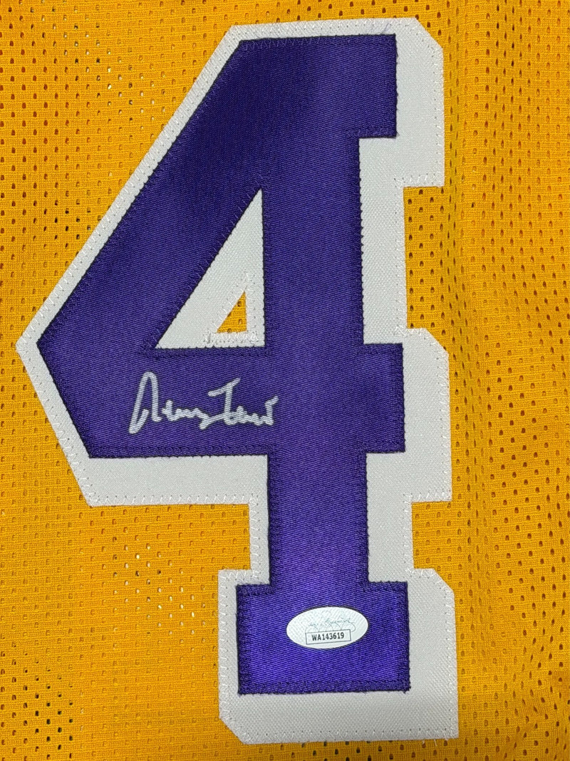Jerry West Signed Autographed Los Angeles Lakers Custom Jersey JSA Witness COA