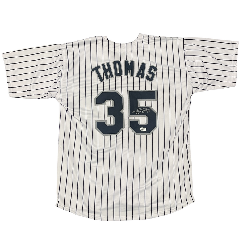 Frank Thomas Signed Chicago White Sox Custom Jersey Beckett Witness BAS COA