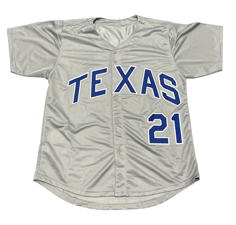 Ruben Sierra Signed Texas Rangers Custom Jersey w/ 4x AS Beckett Witness BAS COA