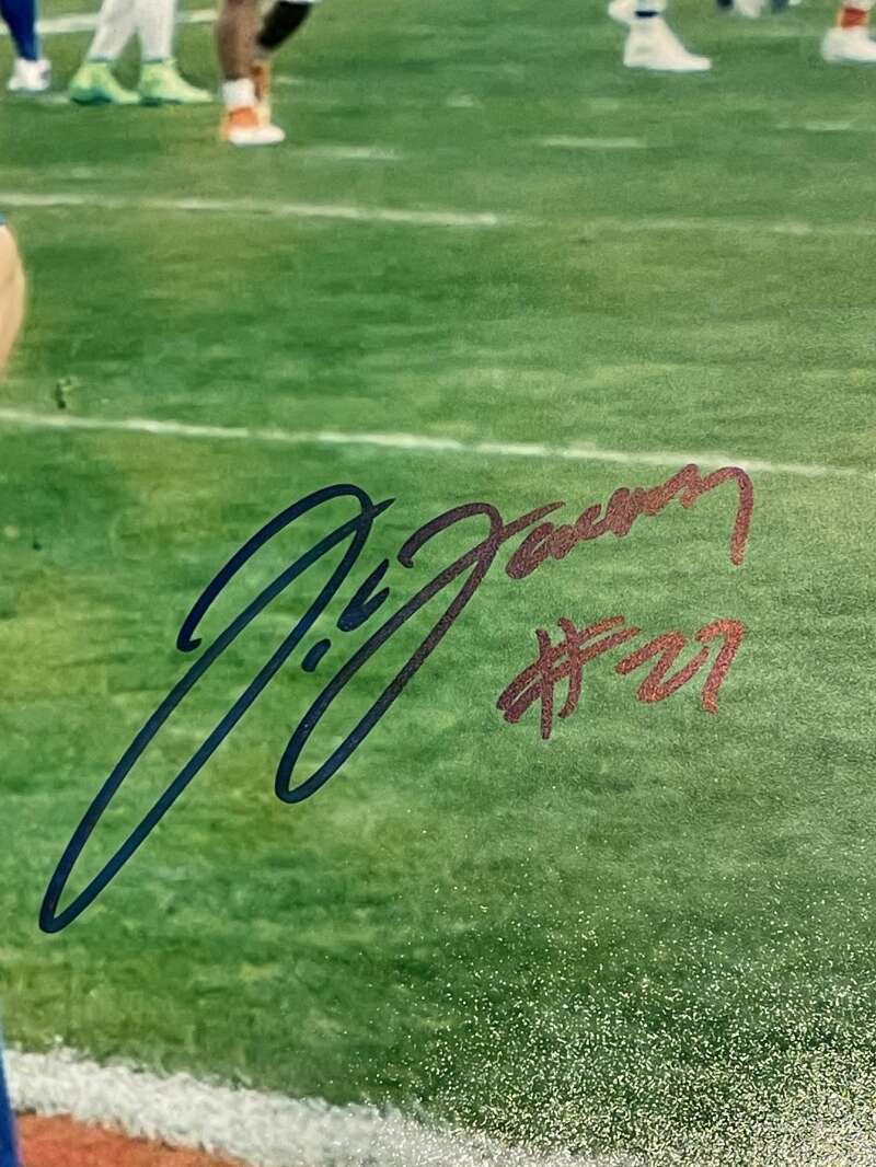 JC Jackson Signed Auto Autographed 16x20 Photo Pro Bowl BAS COA Patriots