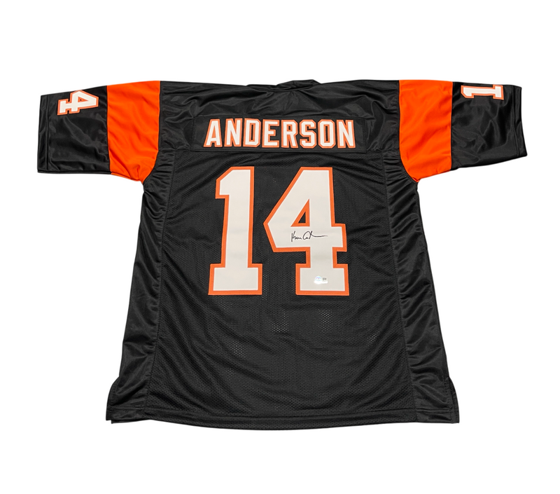 Ken Anderson Signed Cincinnati Bengals Custom Jersey Beckett Witness BAS COA