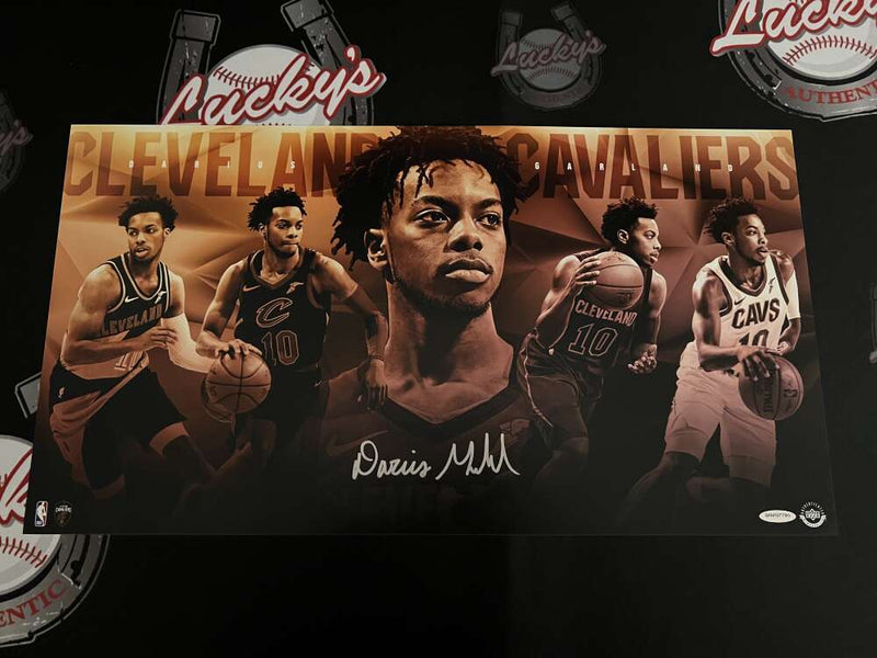 Darius Garland Signed 22x12 Photo To The Rack Upper Deck UDA COA Cavaliers
