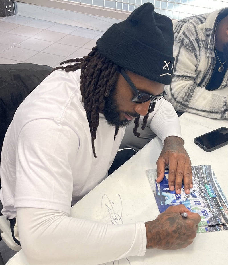 Malik Hooker Signed Dallas Cowboys 8x10 Photo Beckett Witness BAS COA #5