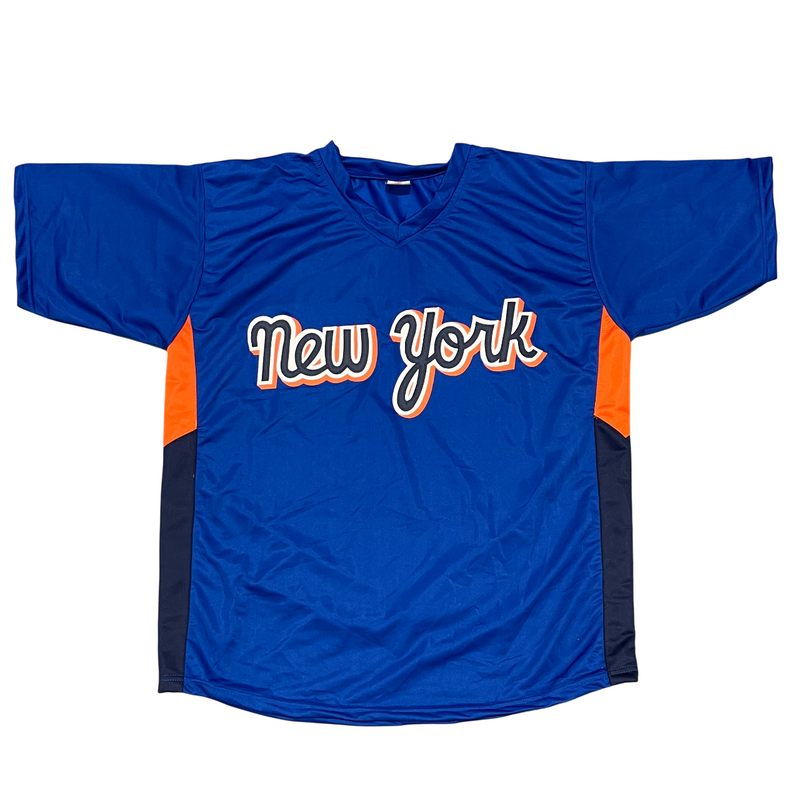 Juan Soto Signed Autographed New York Mets Blue Custom Jersey JSA COA