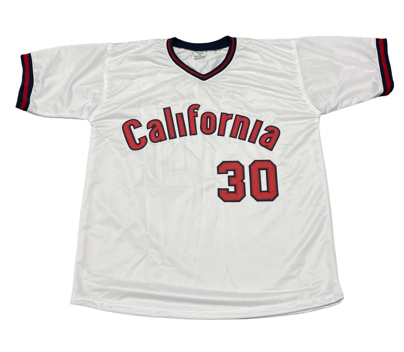 Devon White Signed California Angels Custom Jersey w/ 7x GG Beckett Wit BAS COA