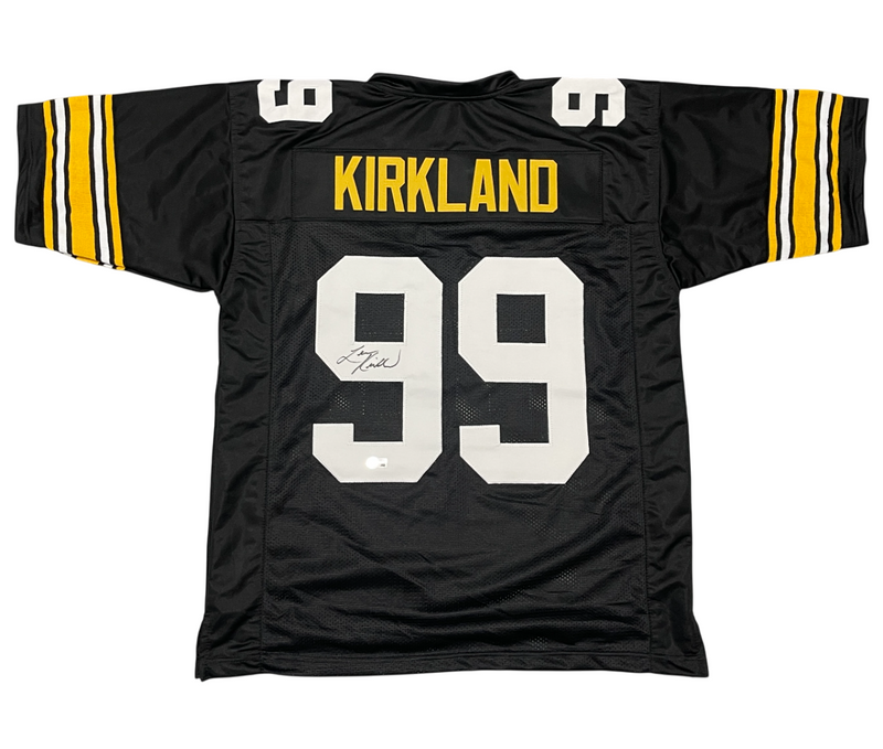 Levon Kirkland Signed Pittsburgh Steelers Custom Jersey Beckett Witness BAS COA