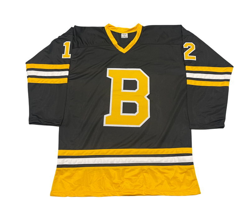 Adam Oates Signed Boston Bruins Custom Jersey w/ HOF + Stats Beckett Wit BAS COA