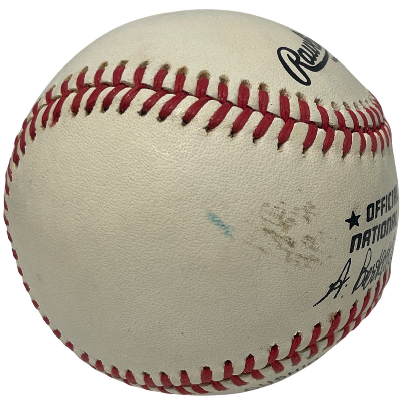 Fernando Valenzuela Signed Rawlings National League Baseball Dodgers JSA COA A