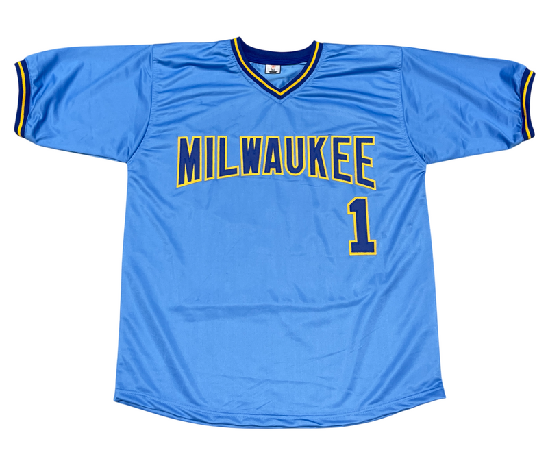 Gary Sheffield Signed Milwaukee Brewers Custom Jersey Beckett Witness BAS COA