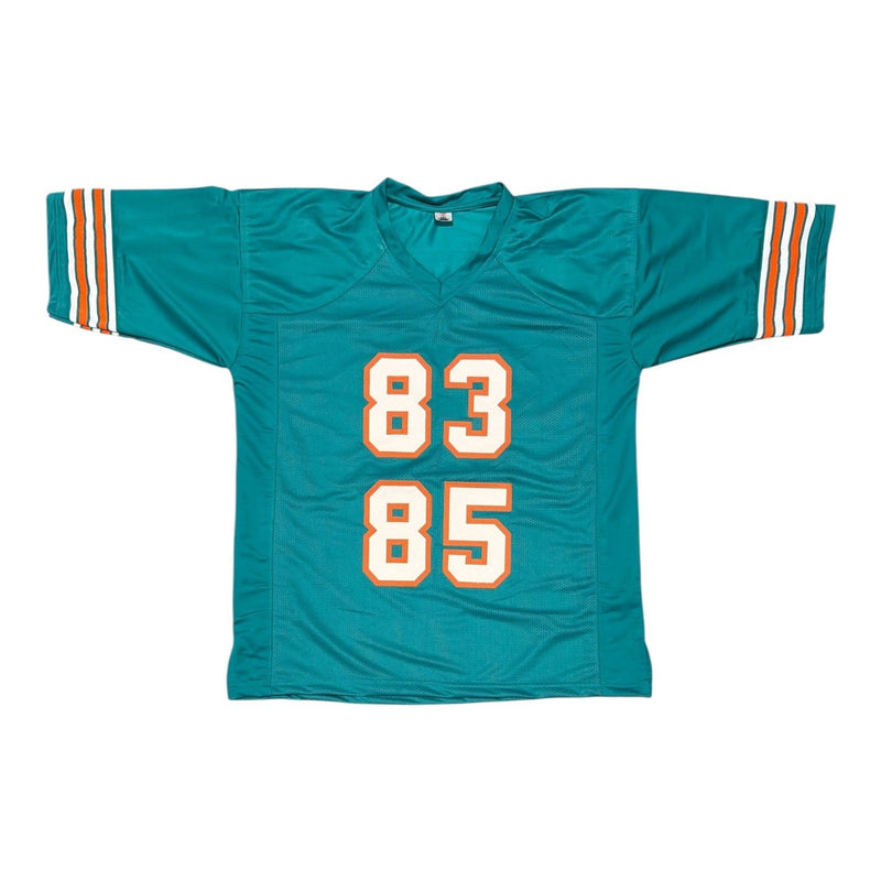 Mark Clayton & Mark Duper Signed Marks Brothers Dolphins Custom Jersey JSA W COA