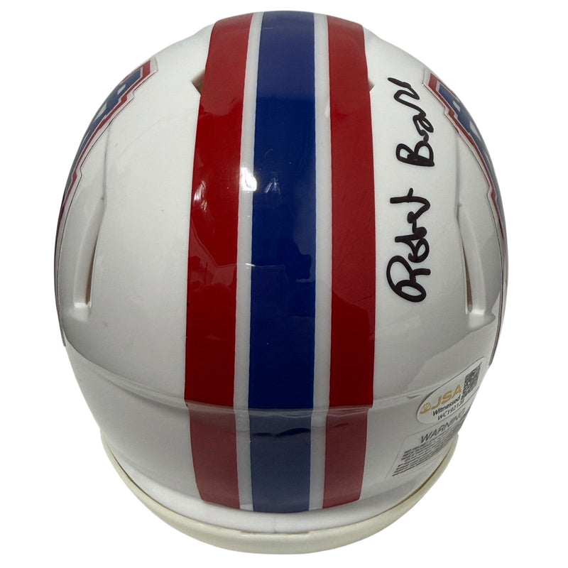 Robert Brazile Signed Houston Oilers TB Mini Helmet w/ 3x Insc JSA Witness COA