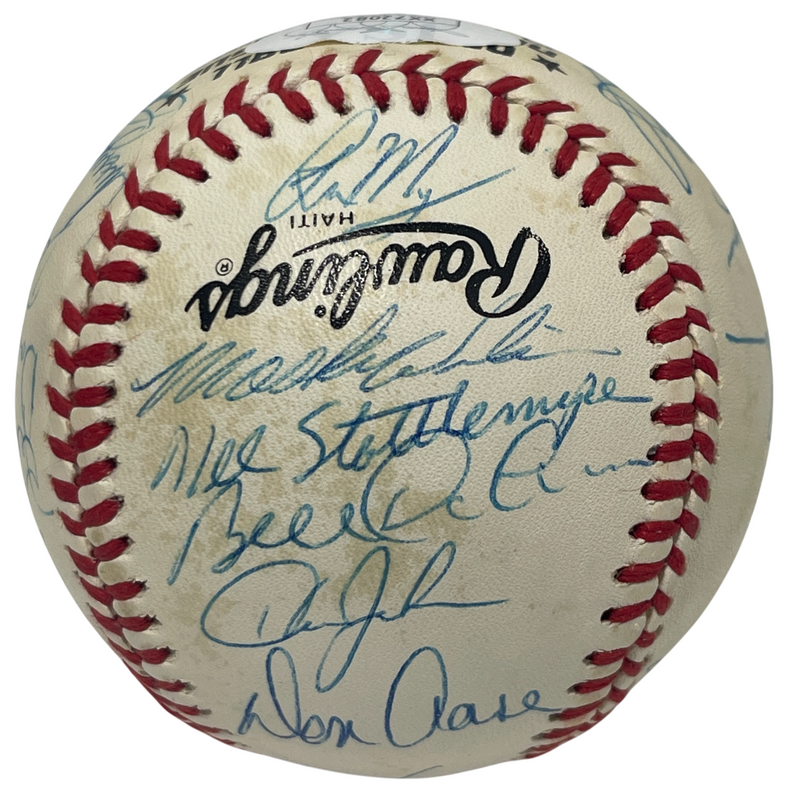 1989 New York Mets Team Signed Autograph ONL National League Baseball JSA LOA C