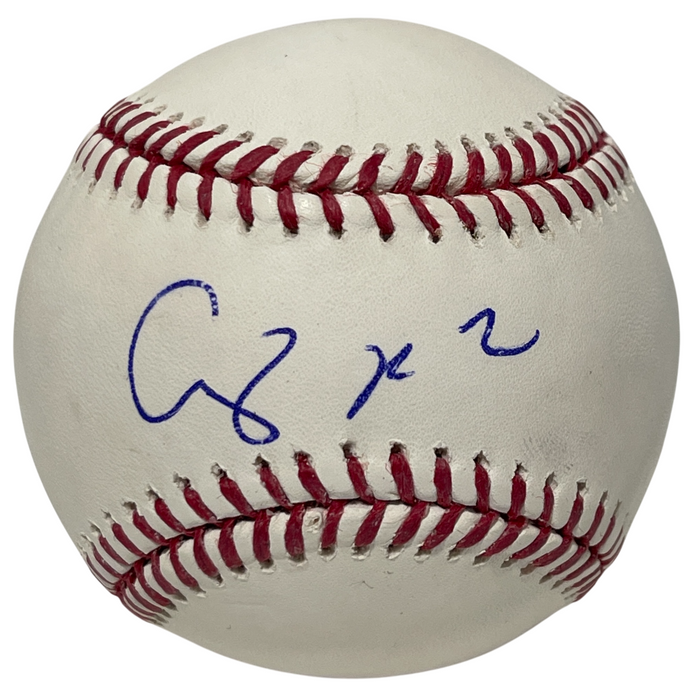 Corey Ray Signed Autographed Rawlings ROMLB Baseball JSA COA Brewers