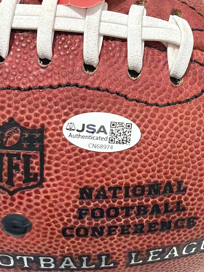Eli Manning Signed Wilson NFL The Duke Official Football JSA COA New York Giants