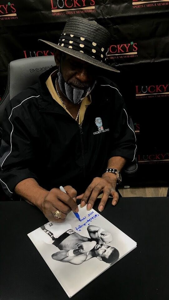 Michael Spinks "Jinx" Signed Autographed 8x10 Photo w/ HOF 1994"JSA COA #4