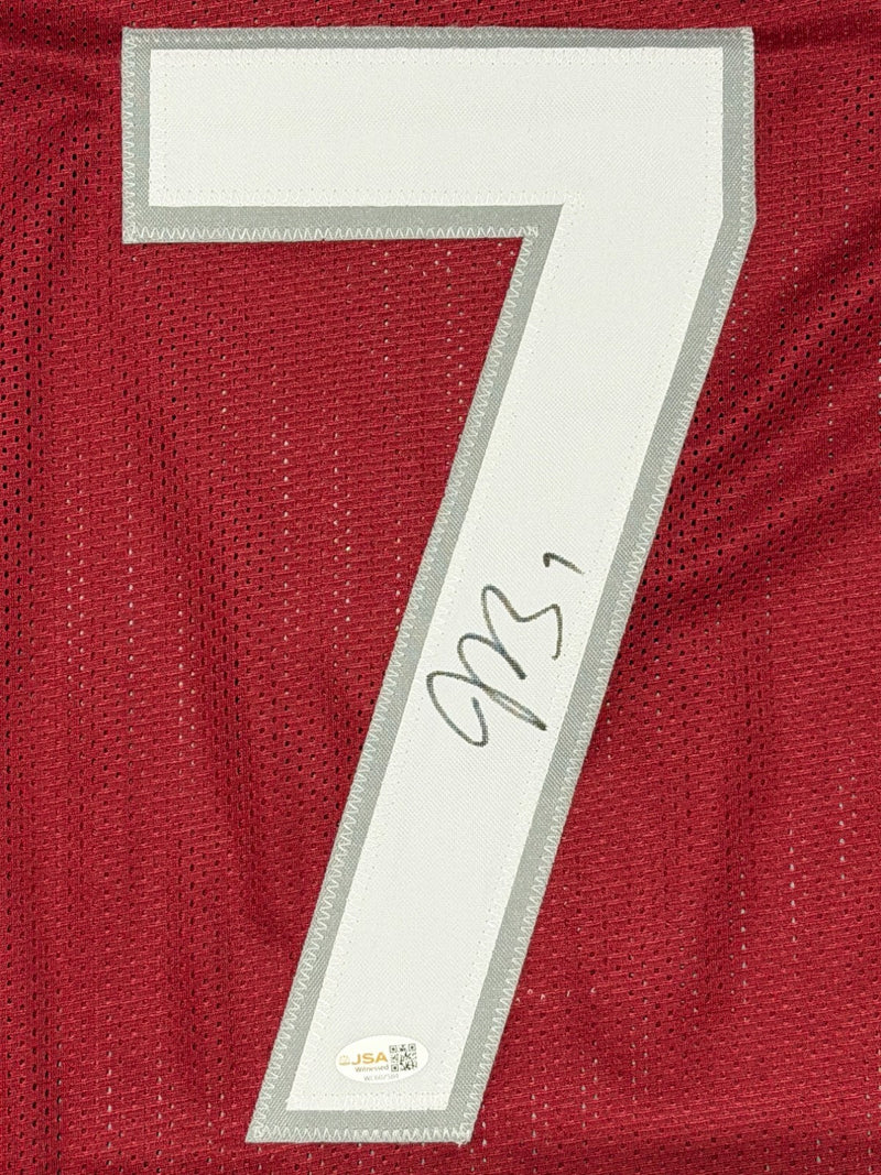Jacoby Brissett Signed Arizona Cardinals Custom Jersey JSA Witness COA