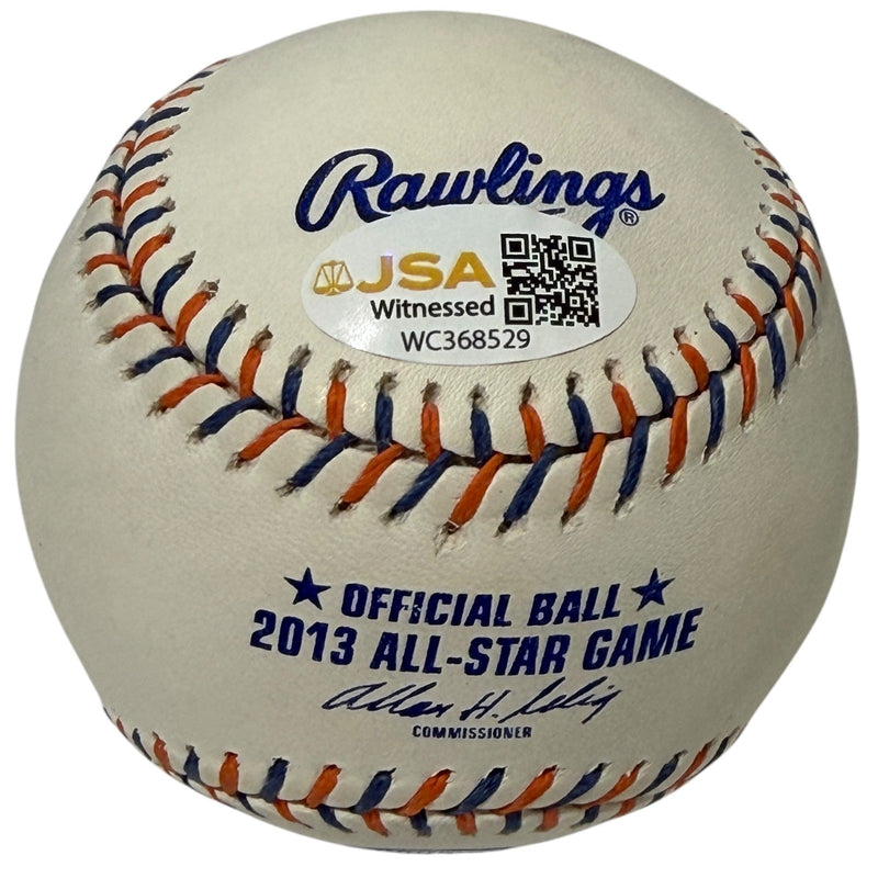 Yoenis Cespedes Signed 2013 ASG All Star Baseball w/ HR Derby Champ JSA Wit COA