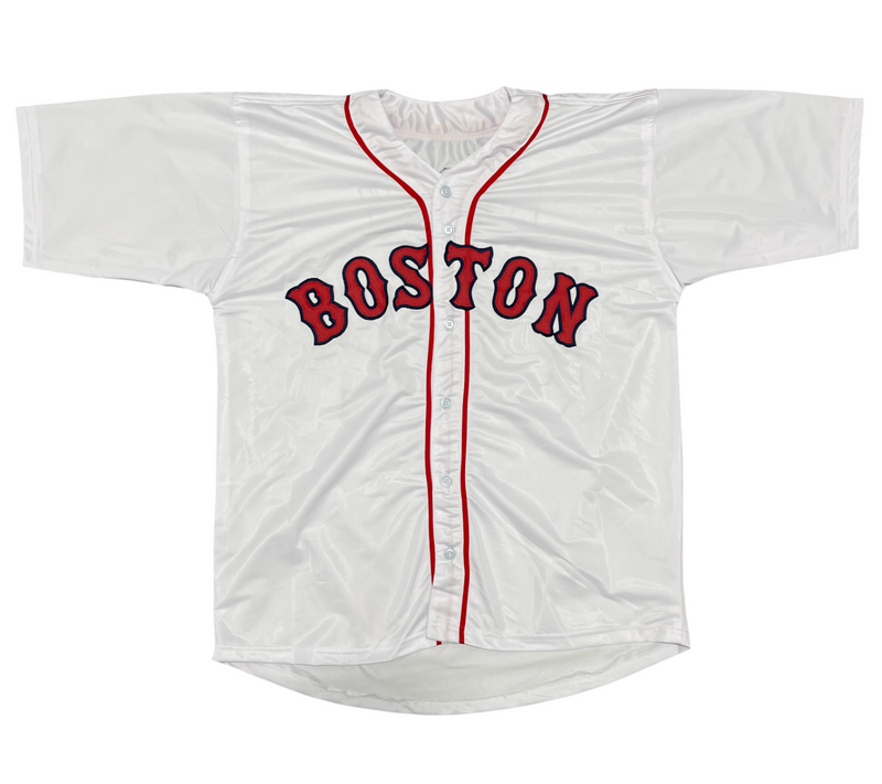 Wilyer Abreu Signed Boston Red Sox Custom White Jersey Beckett Witness BAS COA
