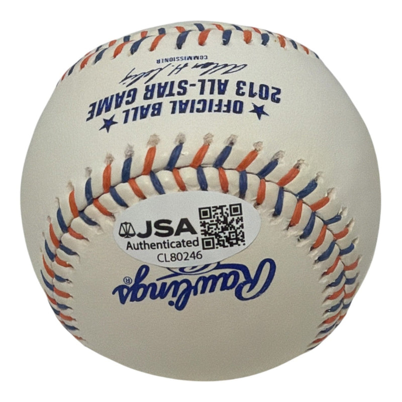 Edwin Encarnacion Signed Autographed 2013 All Star Game Logo Baseball JSA COA