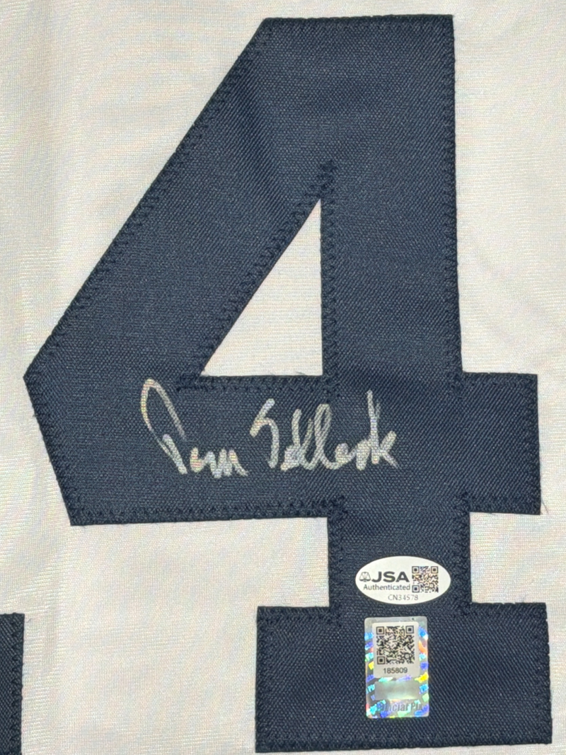 Tom Selleck Signed Autographed Detroit Tigers Custom Jersey OPix & JSA COA