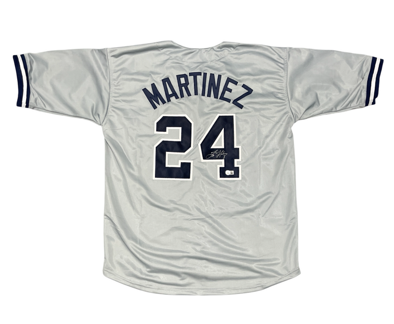 Tino Martinez Signed New York Yankees Custom Jersey Beckett Witness BAS COA