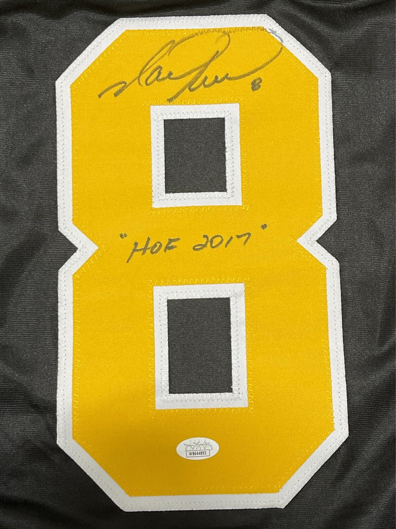 Mark Recchi Signed Pittsburgh Penguins Custom Jersey w/ HOF 2017 JSA COA
