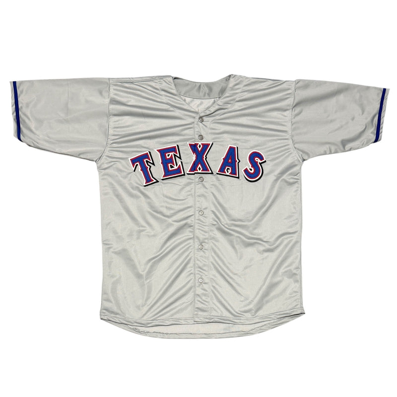Frank Catalanotto Signed Autographed Texas Rangers Custom Jersey JSA Witness COA
