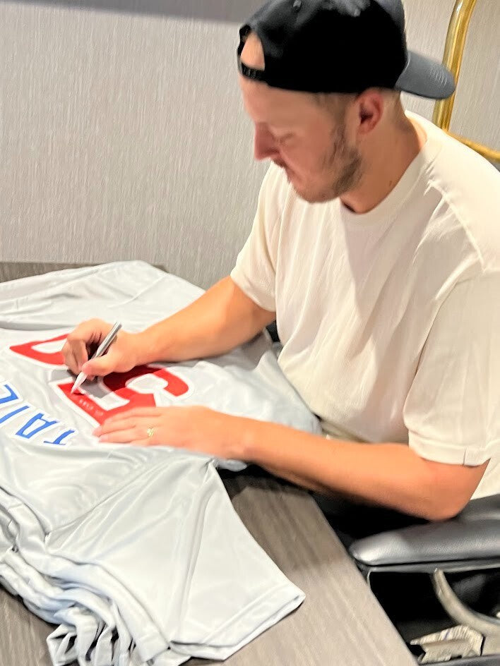 Jameson Taillon Signed Chicago Cubs Custom Jersey w Go Cubs Go Beckett W BAS COA