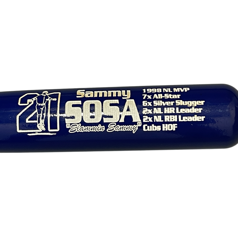 Sammy Sosa Signed Cooperstown LE Baseball Bat Beckett Witness BAS COA Cubs