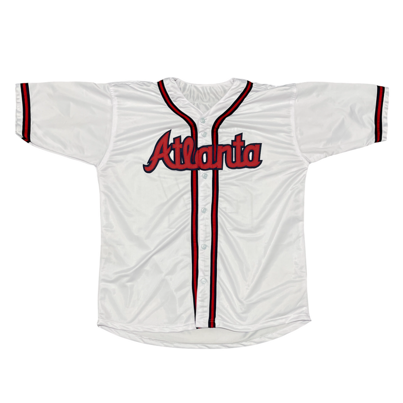 Fred McGriff Signed Atlanta Braves Custom Jersey Beckett Witness BAS COA