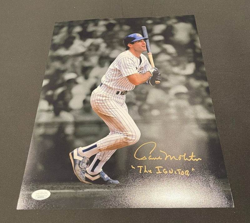 Paul Molitor Signed Milwaukee Brewers 11x14 Photo w/ The Ignitor JSA WIT COA