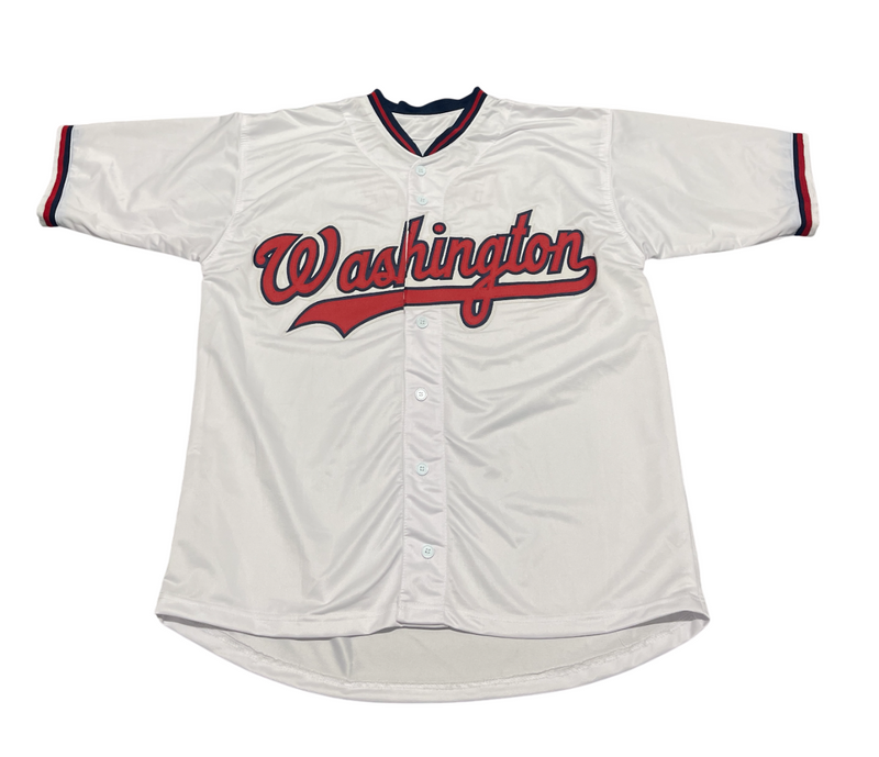 Josiah Gray Signed Auto Washington Nationals Custom Jersey Beckett Wit BAS COA