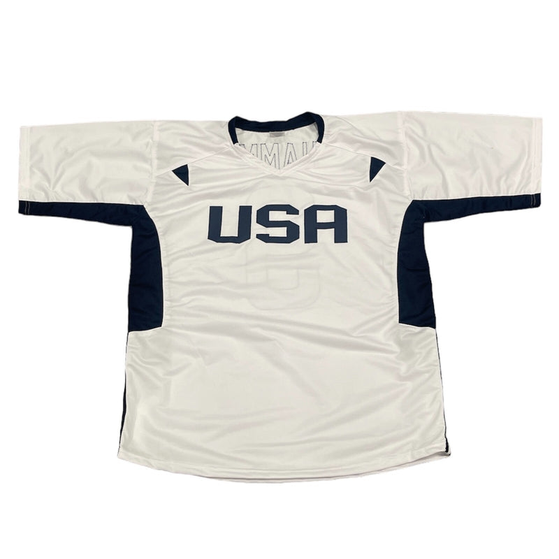 Mia Hamm Signed United States Custom Jersey Beckett Witness BAS COA