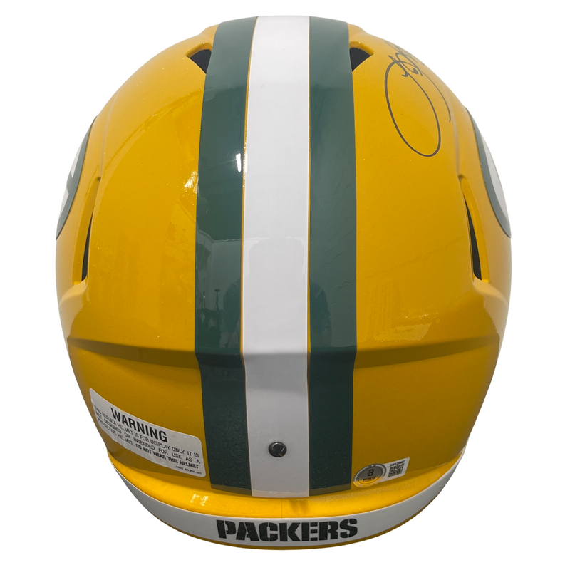 LeRoy Butler Signed Packers Speed FS Helmet w/ 3 Insc. Beckett Witness BAS COA