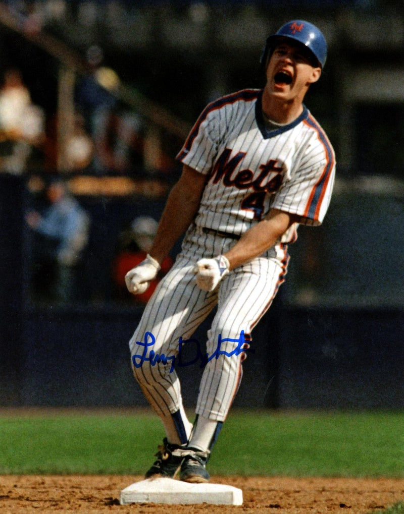 Lenny Dykstra Signed Autographed New York Mets 8x10 Photo LSCM COA #3