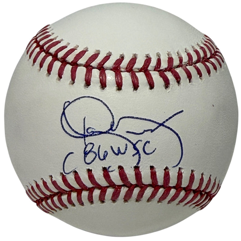 Roger McDowell Signed Autographed ROMLB Baseball w/ 86 WSC JSA Witness COA