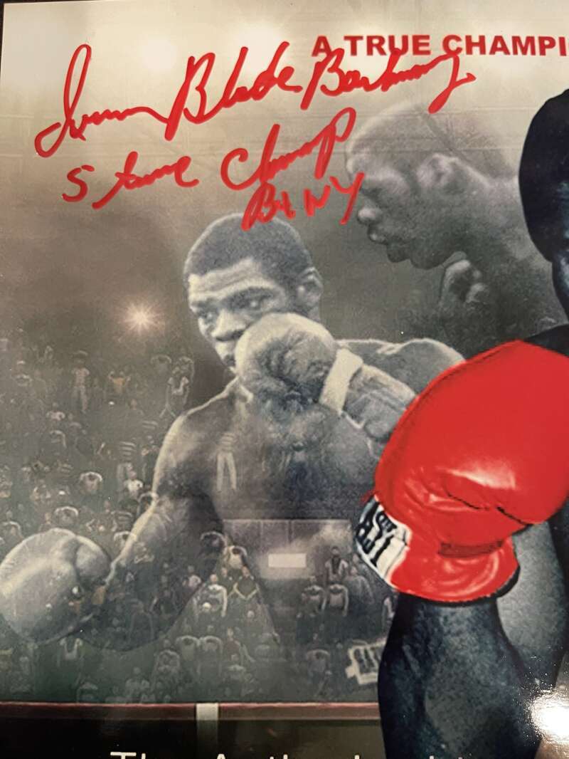 Iran Barkley Signed Autographed 11x14 Photo JSA COA w/ 2 Inscription