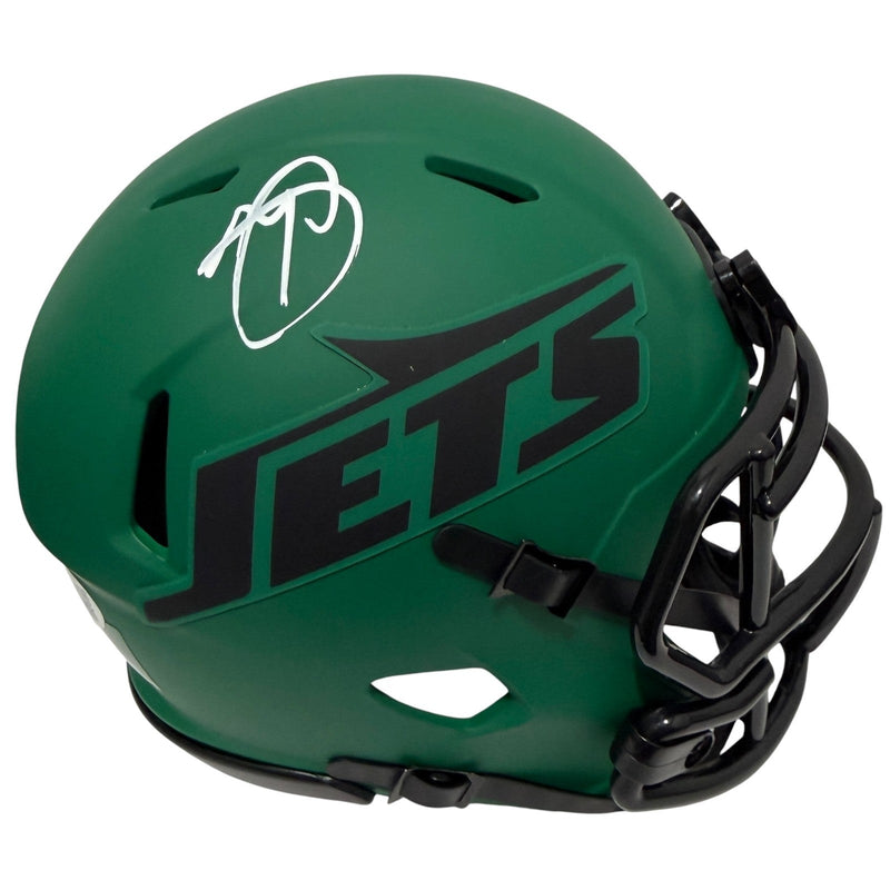 Minkah Fitzpatrick Signed New York Jets Rave Mini Helmet JSA Witness COA