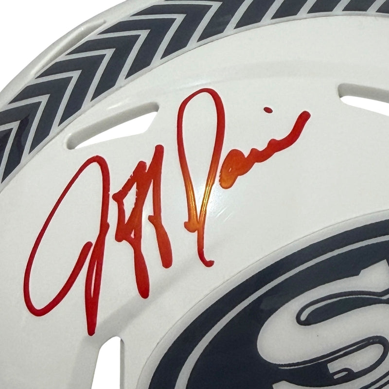 Jeff Garcia Signed San Francisco 49ers Salute 24 Mini Helmet JSA Witness COA