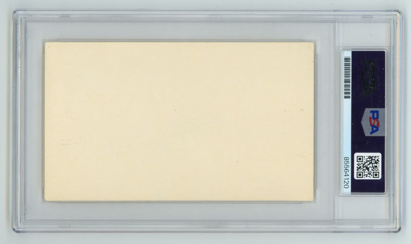 Red Ruffing Signed Autographed 3x5 Index Card Cut PSA DNA Auto NY Yankees A
