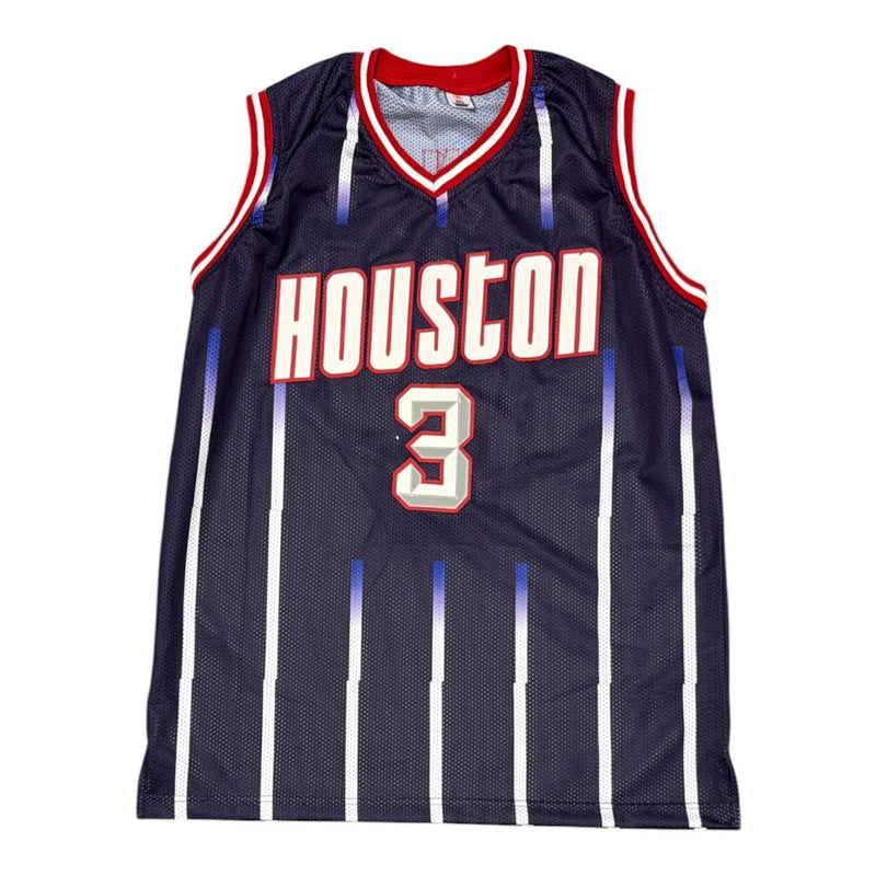 Steve Francis Signed Houston Rockets Custom Jersey w/ The Franchise JSA Wit COA