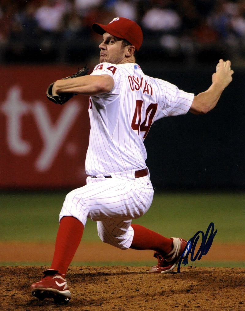 Roy Oswalt Signed Philadelphia Phillies 8x10 Photo LSCM COA #2