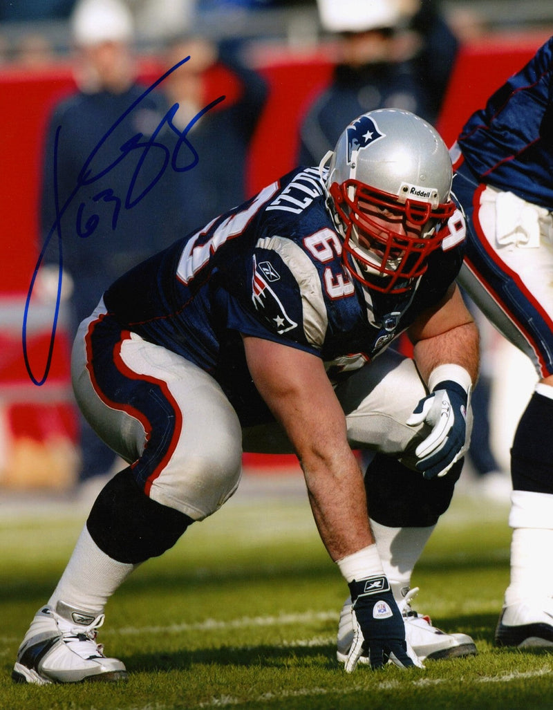 Joe Andruzzi Signed Autographed New England Patriots 8x10 Photo LSCM COA #1
