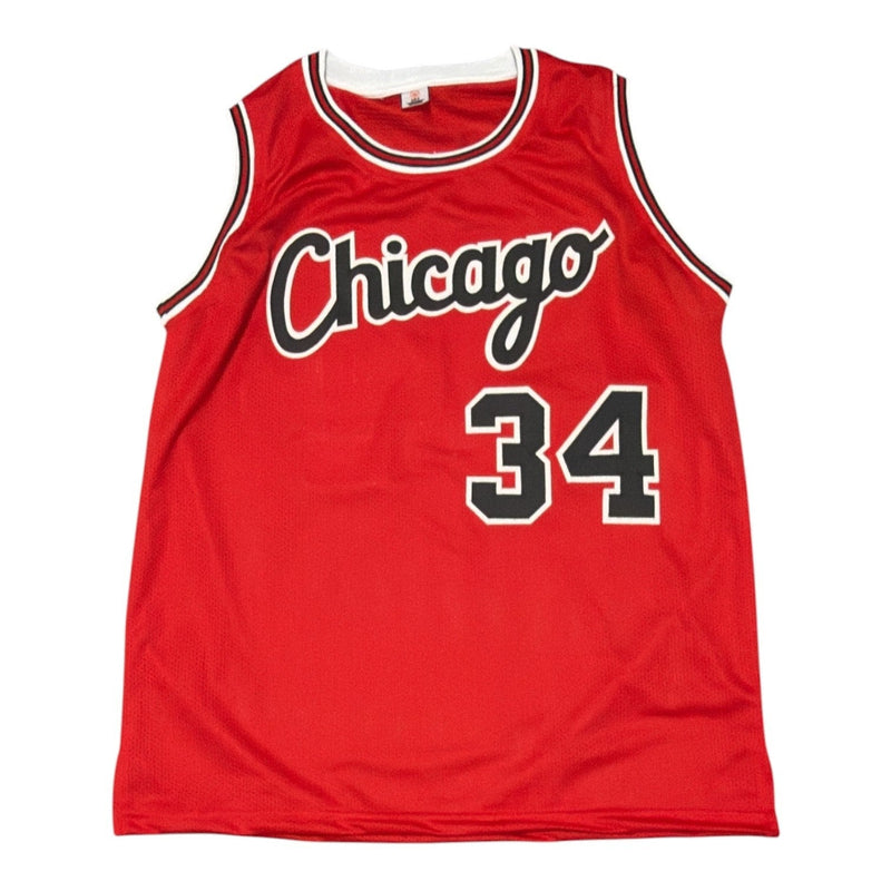 Charles Oakley Signed Autographed Chicago Bulls Custom Jersey JSA Witness COA