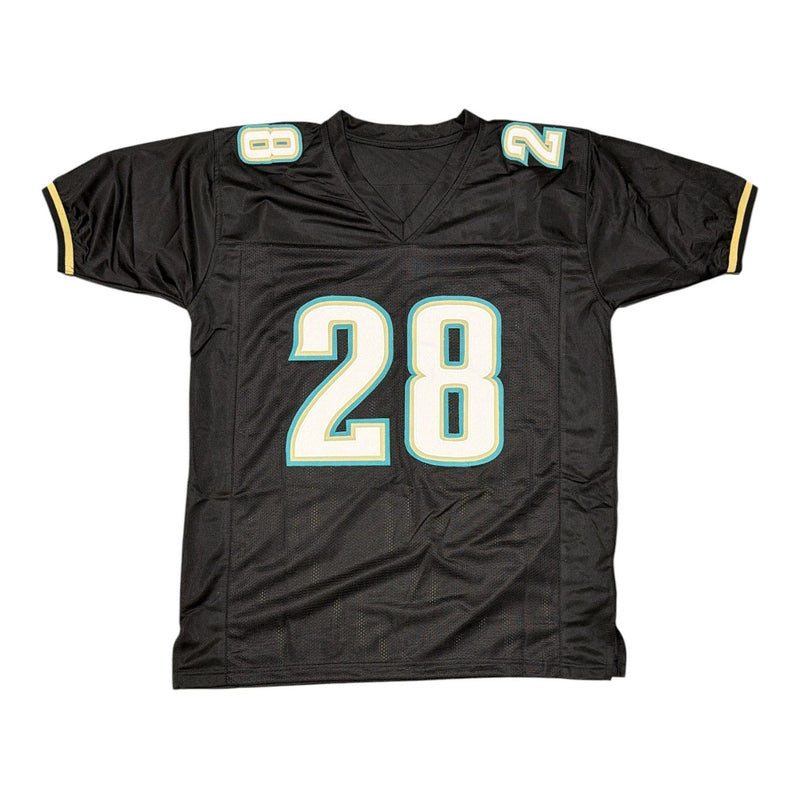 Fred Taylor Signed Jacksonville Jaguars Custom Jersey Beckett Witness BAS COA