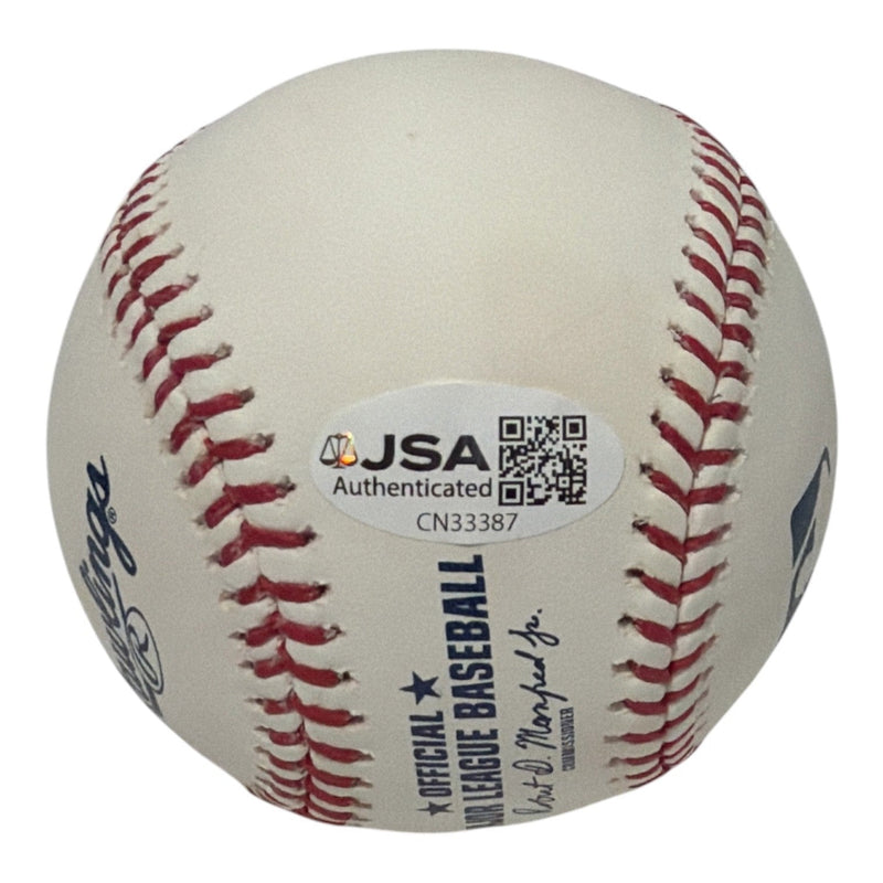 Michael Conforto Signed Autographed ROMLB Baseball JSA COA Mets Cubs