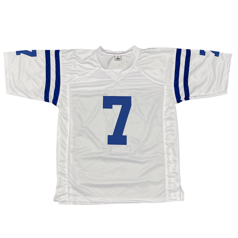 Bert Jones Signed Indianapolis Colts Custom Jersey w/ 76 MVP Beckett Wit BAS COA